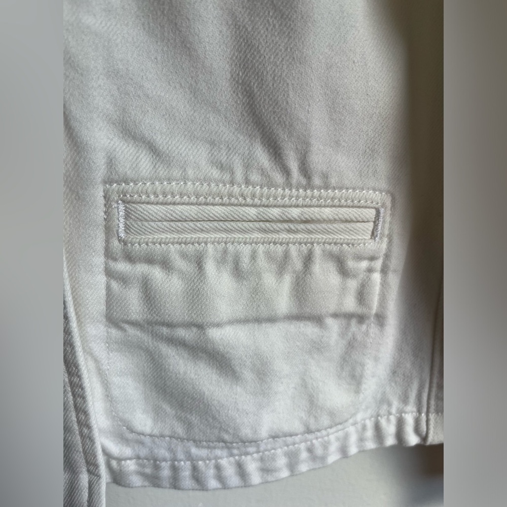 New J.Crew Size 00 Denim blazer-jacket Women’s in white - Picture 10 of 14